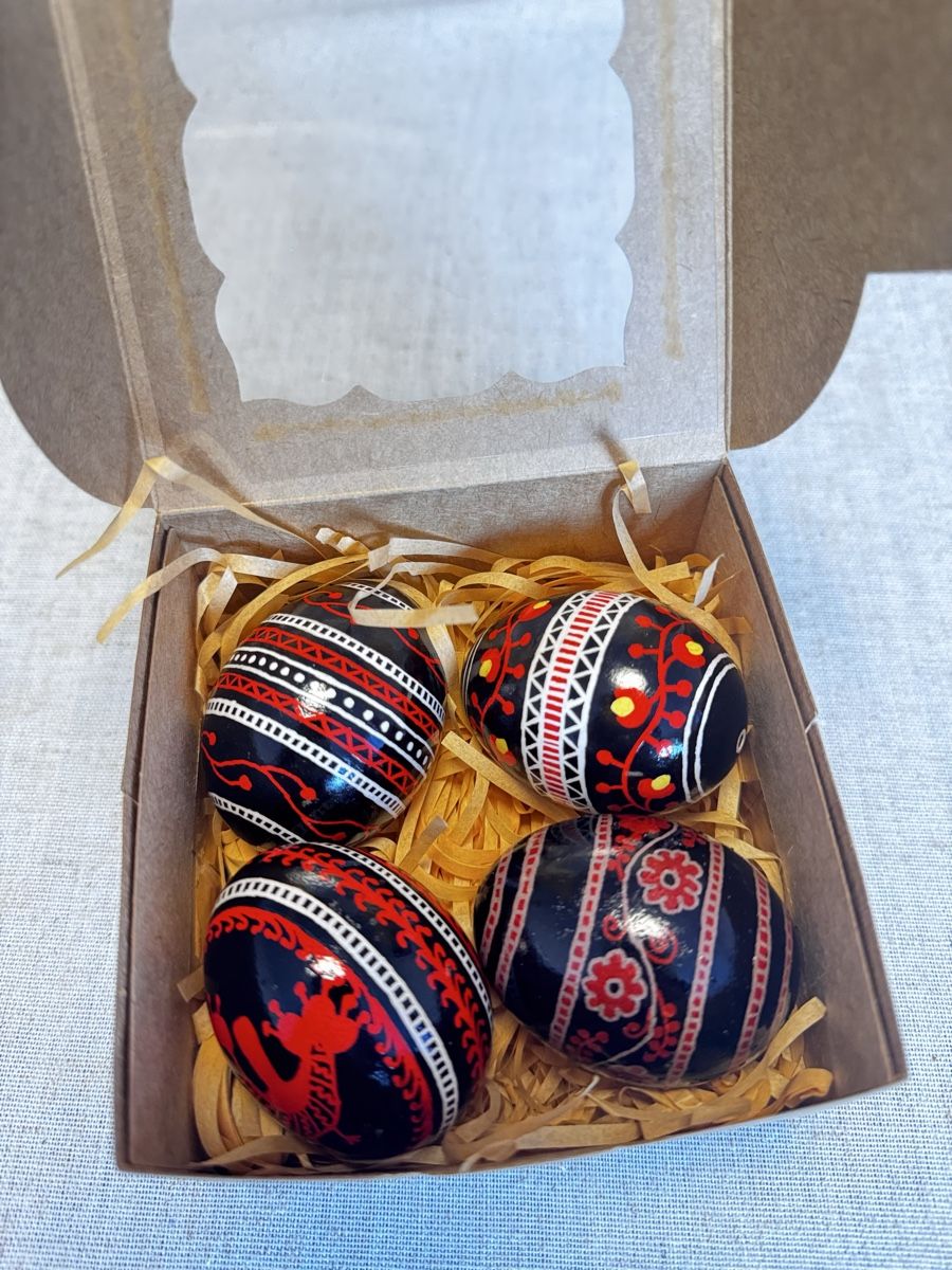 Tutte le decorazioni: Ostereier Pysanka 3-er Set – Nuovo e nell'imballaggio originale da Zürich venduto da iry_9mbn 2