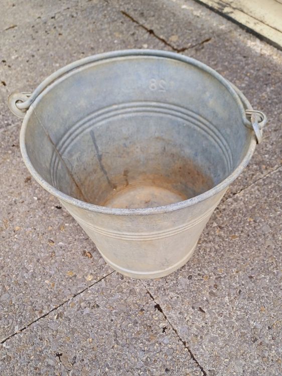 Verzinkte Blumentöpfe Aus Metall - Rustikale Übertöpfe Für Drinnen & Draußen, Vintage-Look, Verschiedene Größen Im Set