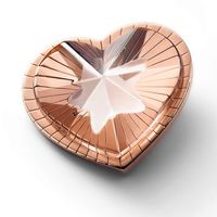 Pendentif BACCARAT-Paris „Étoile de mon Cœur“ Plaqué or rose