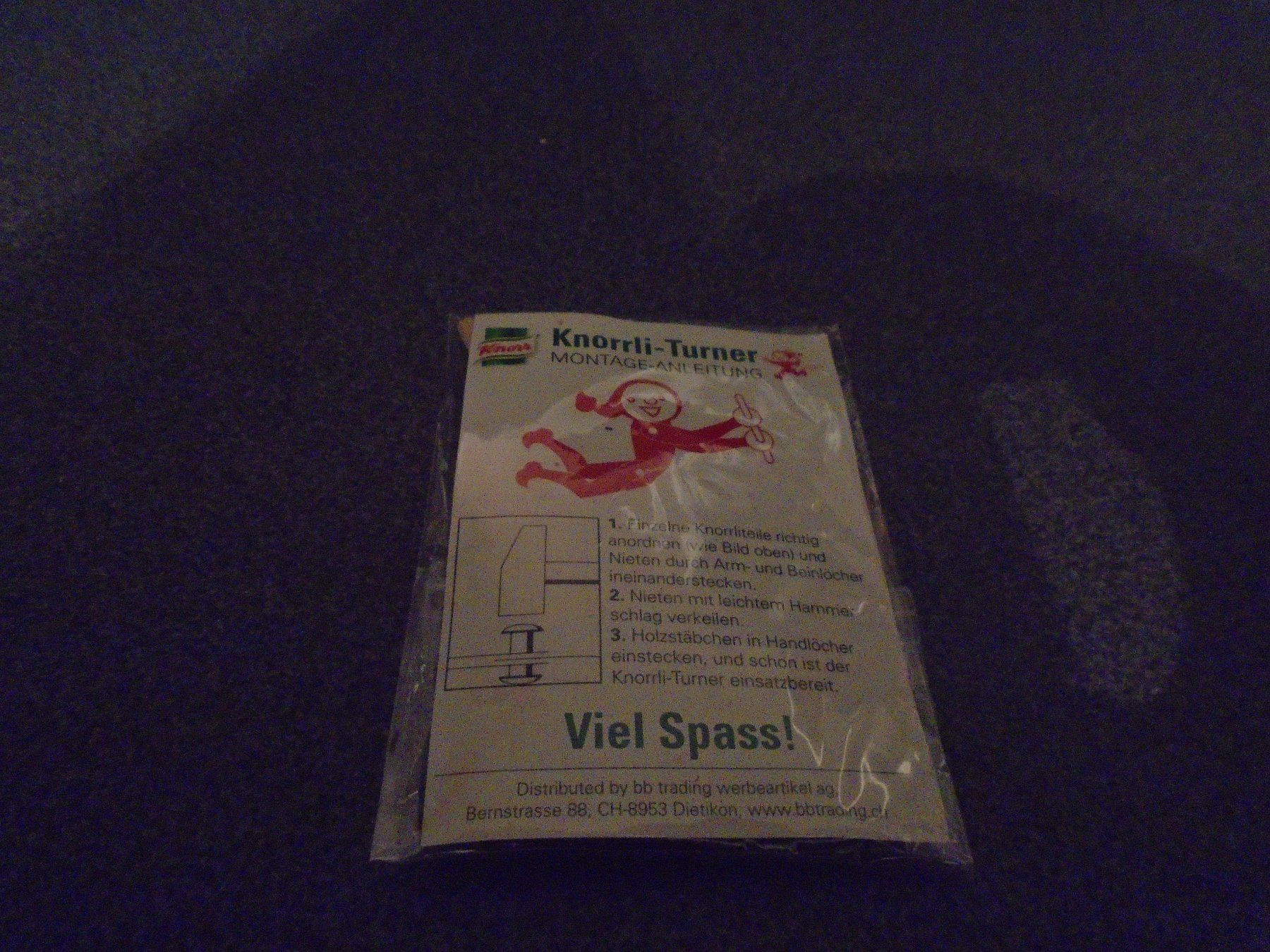 Kit bricolage: Knorrli - Turner – Nuovo e nell'imballaggio originale da Zürich venduto da abraxas1291