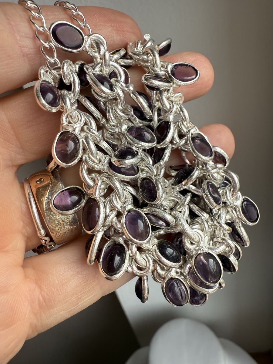 Catenine: Amethyst Kette NEU – Nuovo e nell'imballaggio originale da Basel venduto da Chili007 3