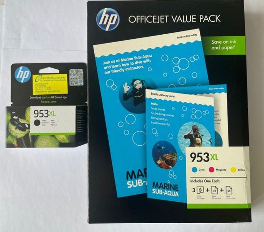 Original HP L0S70AE / 953XL Druckerpatrone Black