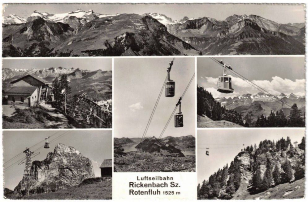 Cartes postales: Rickenbach - 6 Bild AK – D'occasion à Binningen par Mountainrider