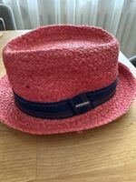 Stetson Fedora Angleton Raffia pink Grösse S