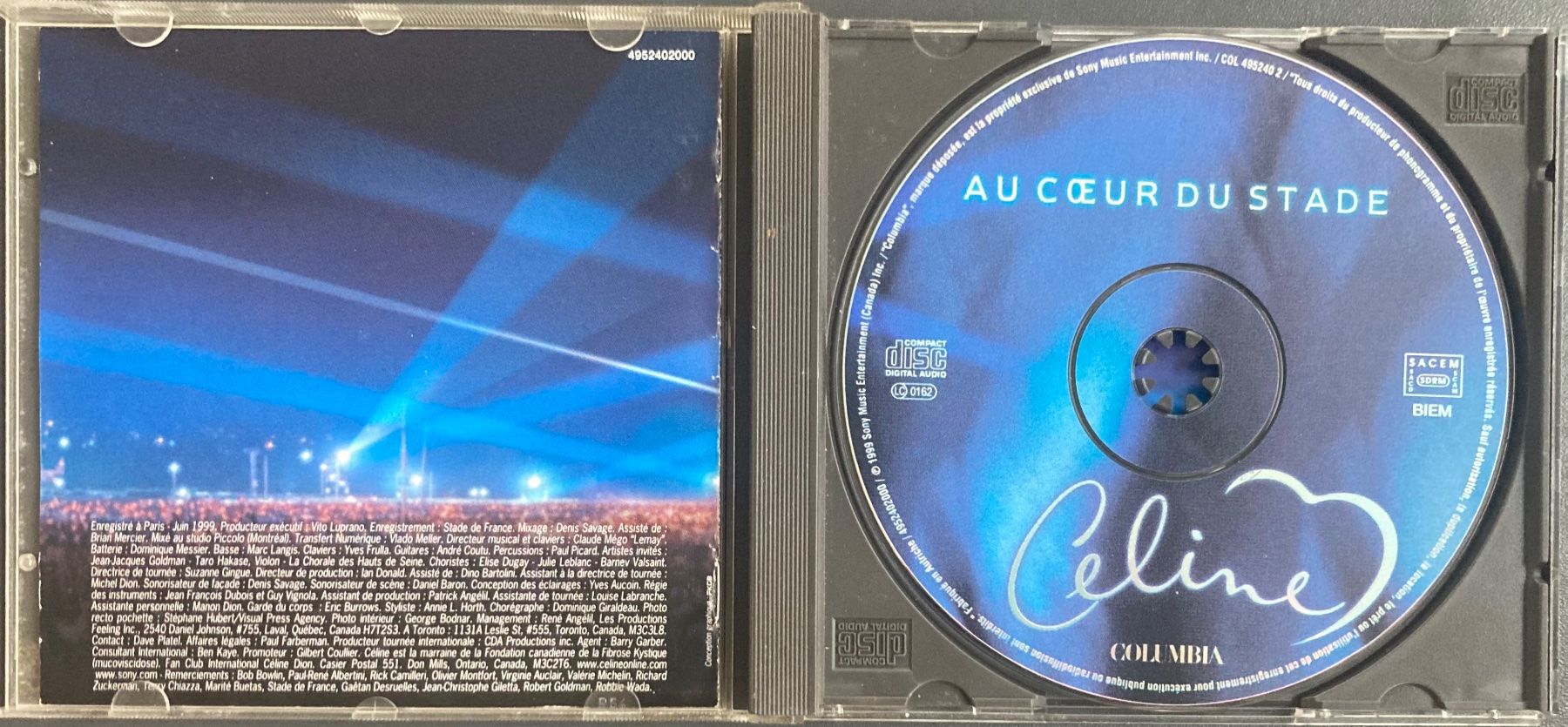 CDs: CELINE DION - AU COEUR DU STADE – Gebraucht aus Poliez-Pittet von Newtown-Records 2
