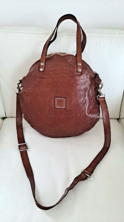 Campomaggi Ledertasche Umhängetasche 39x39 cm