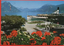 BECKENRIED am Vierwaldstättersee - Dampfschiff
