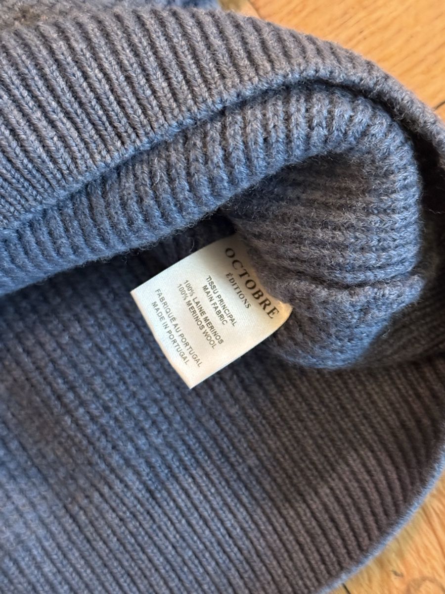 Pullover & Sweatshirts: Octobre Paris Pullover Merinowool Blau Groesse M – Gebraucht aus Zürich von zoh_26cj 2