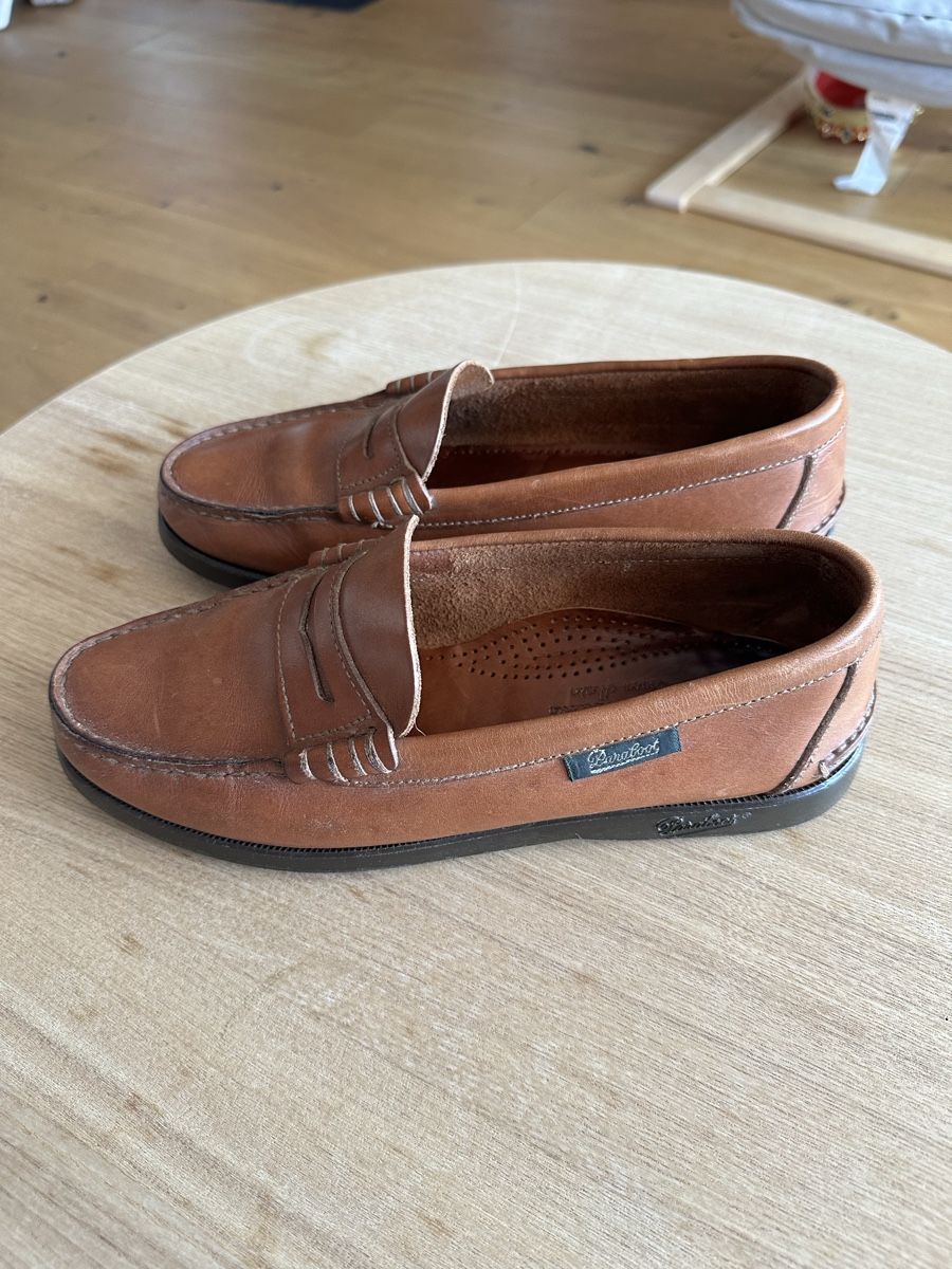 Paraboot Herrenschuhe: Paraboot Coraux Penny Loafer cognacbraun – Gebraucht aus Oberegg von Nico6839 1