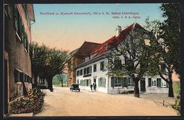 Ramsach, Kurhaus der Fam. Jenny mit Auto