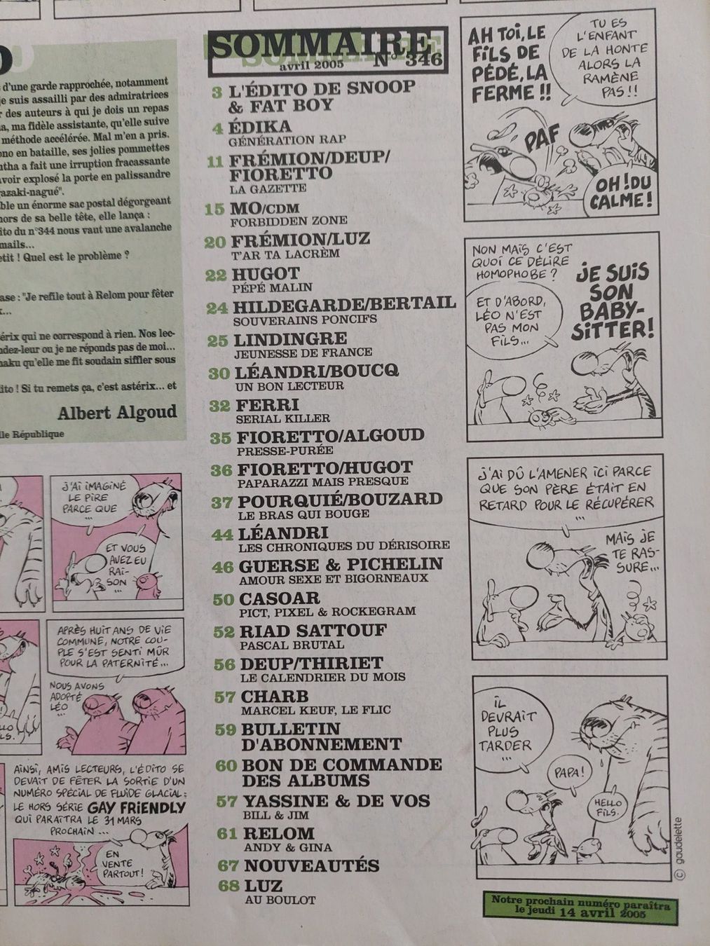 Fumetti: Fluide Glacial No 346 Avril 2005 – Usato da Genève venduto da Blu_BD 2