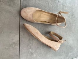 Jonak, Ballerinas, Riemenschuhe, nude, Gr. 38, w. Neu