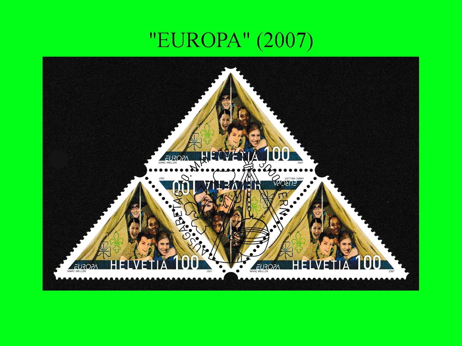 Tutti i francobolli: Viererblock "EUROPA"(2007 ) – Nuovo (secondo la descrizione) da Dübendorf venduto da chiara48