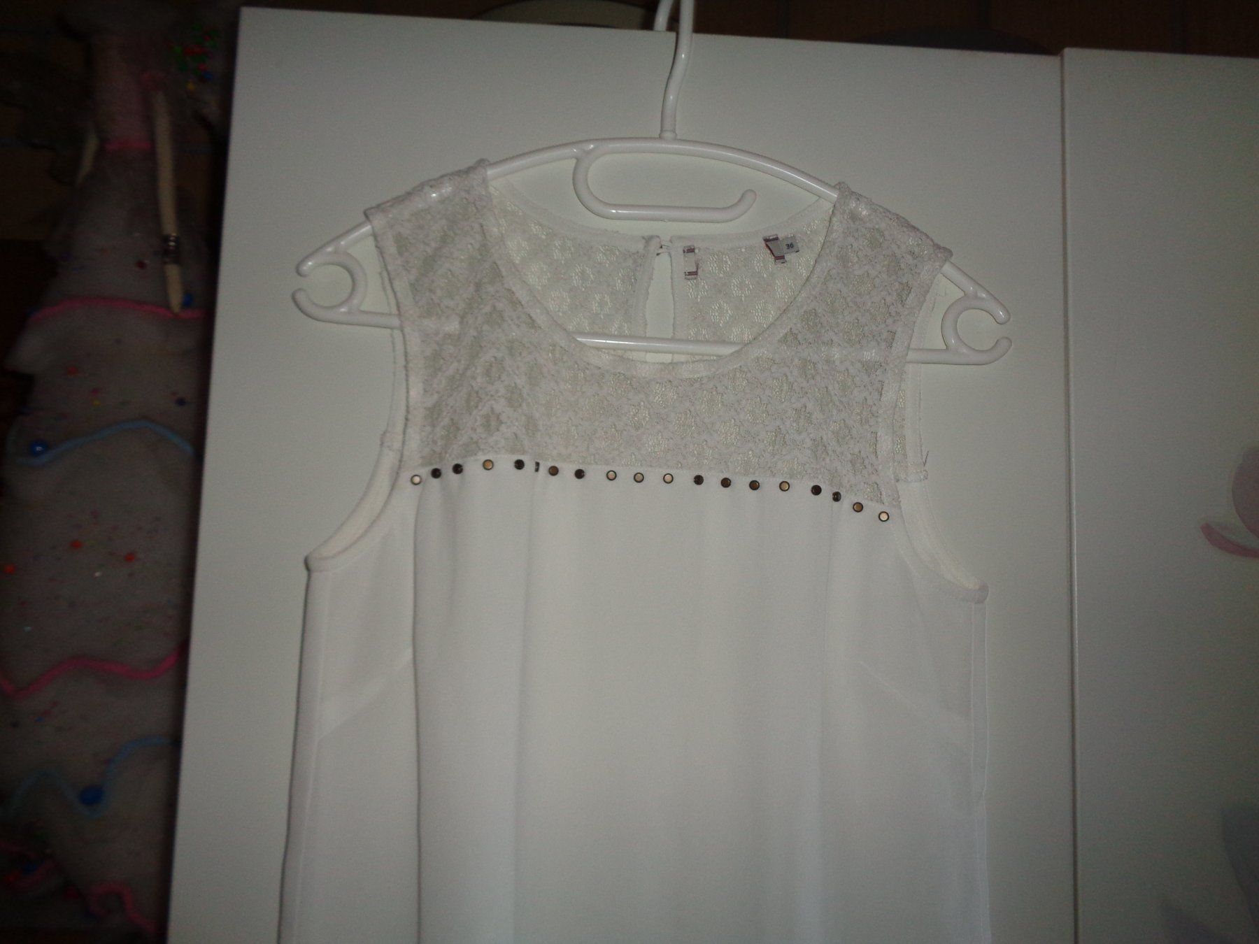 Tops: *** Top mit Spitze & Nieten *** ab 1.00 – Gebraucht aus Othmarsingen von Leuchtturmlady 1