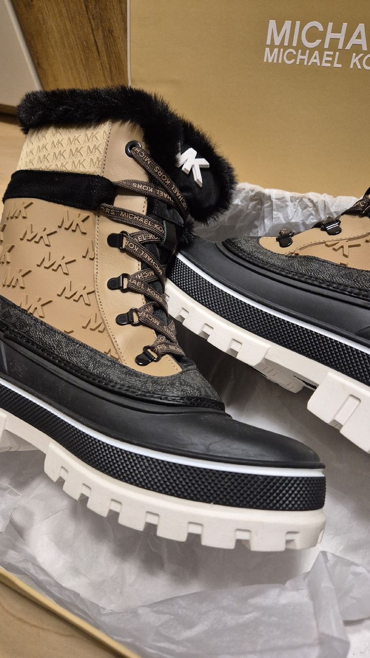 Michael Kors Scarpe da uomo: Michael Kors Ozzie Mixed Stiefel – Nuovo (secondo la descrizione) da St. Gallen venduto da eli_c2kr 1