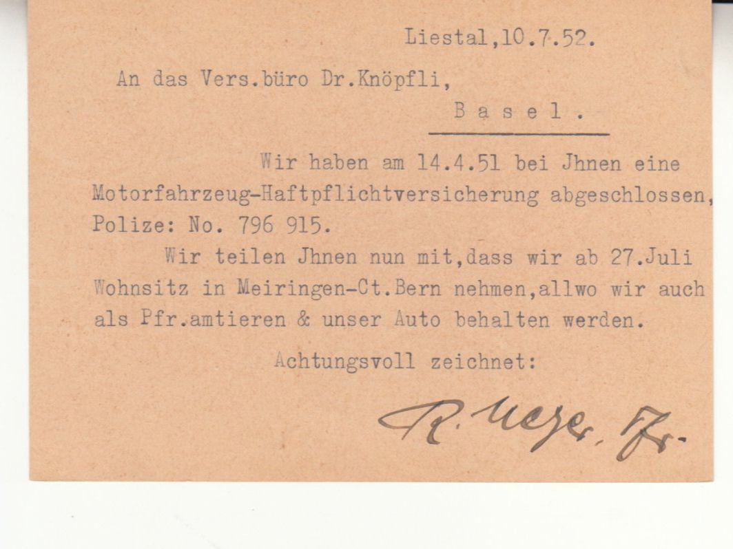 Tutti i francobolli: SGK 183.307 (Morges) mit ST Liestal – Usato da Bürglen TG venduto da StampGraf 1