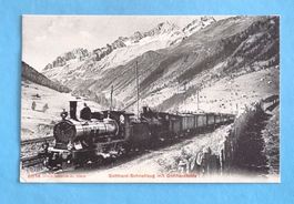 Gotthardbahn - Schnellzug - Dampflokomotive