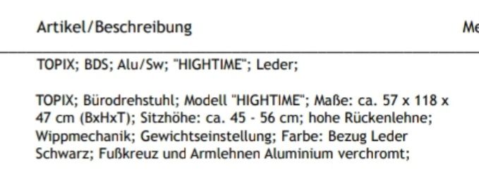 Poltrone: Topix Bürodrehstuhl - Modell Hightime – Usato da Basel venduto da Kunterbunt12 2