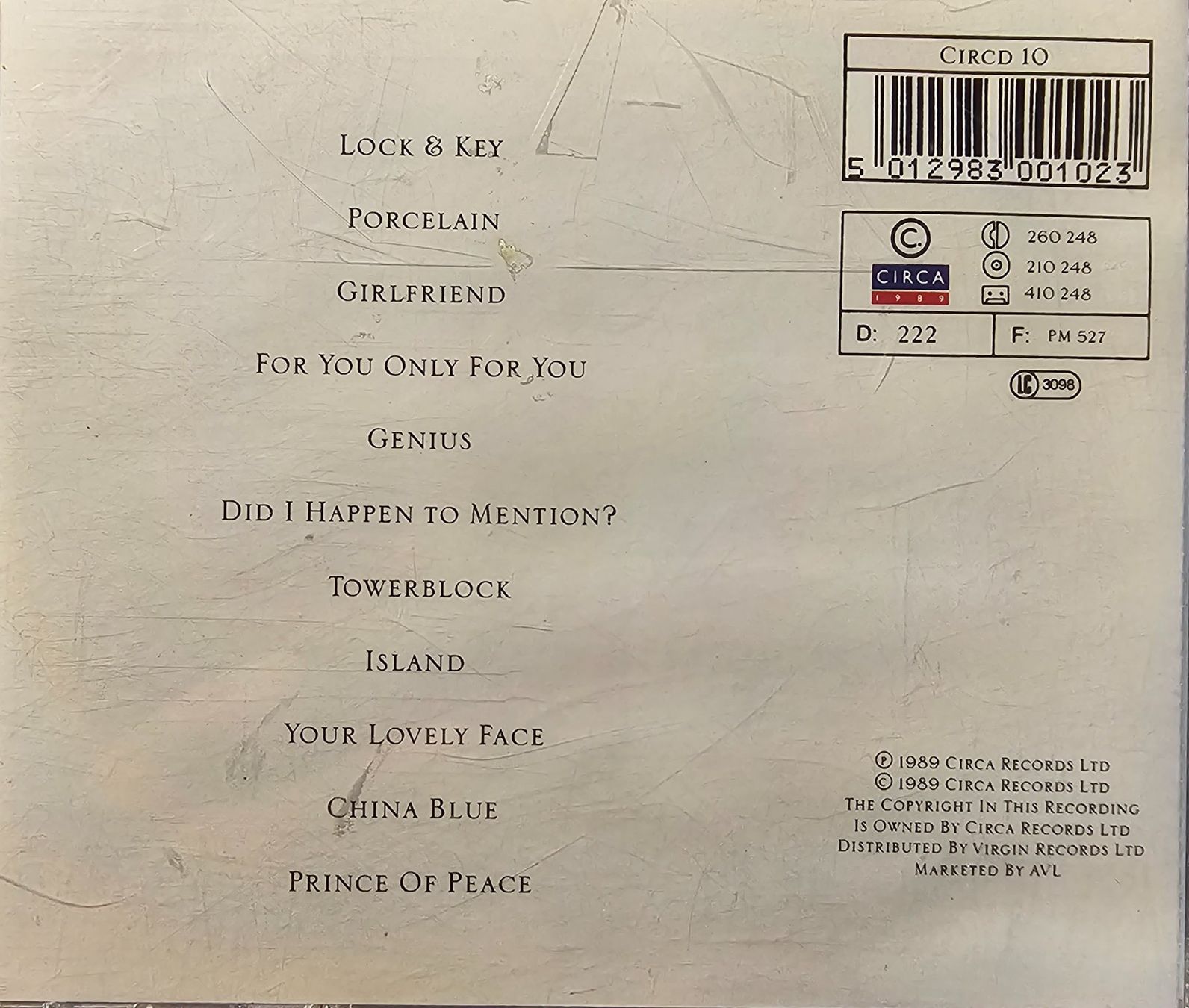 CDs: Julia Fordham – Porcelain – Gebraucht aus Wahlen b. Laufen von Cg10 1