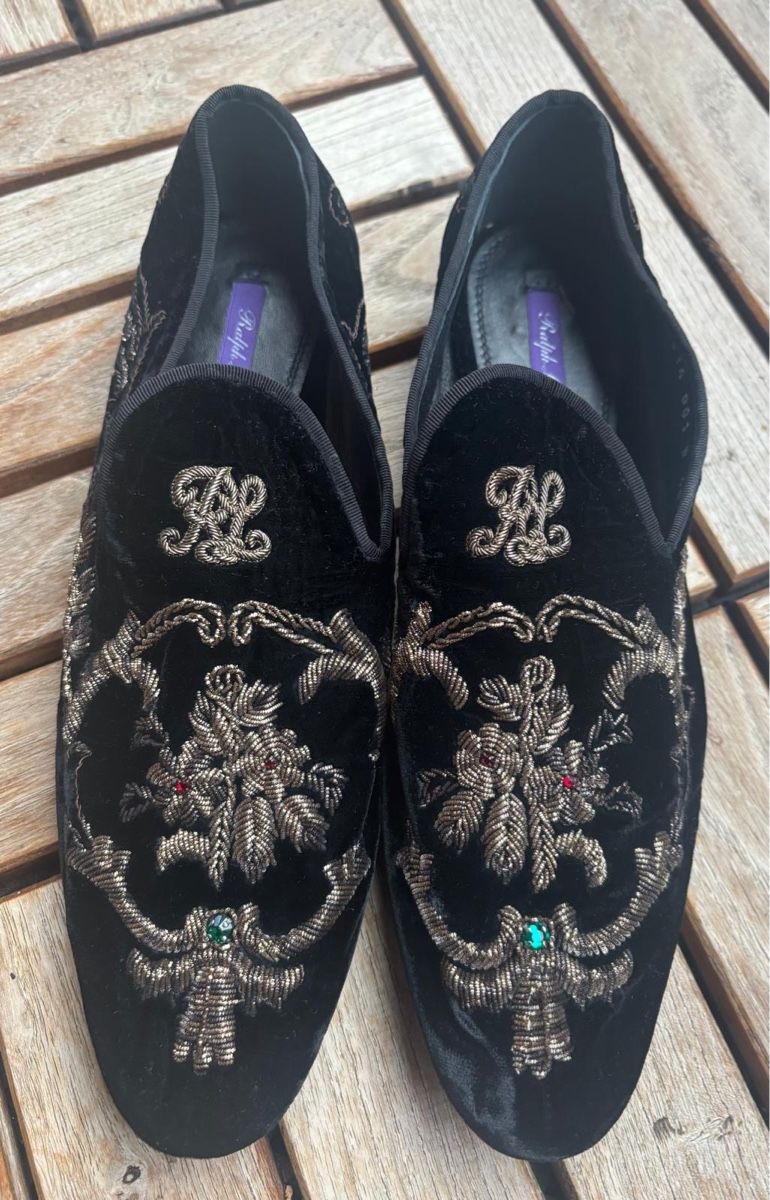 Ralph Lauren Herrenschuhe: Velvet Ralph Lauren Slipper – Neu (gemäss Beschreibung) aus Gstaad von andrea140877 5