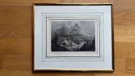 Historischer Stich Seewen und Mythen/SZ