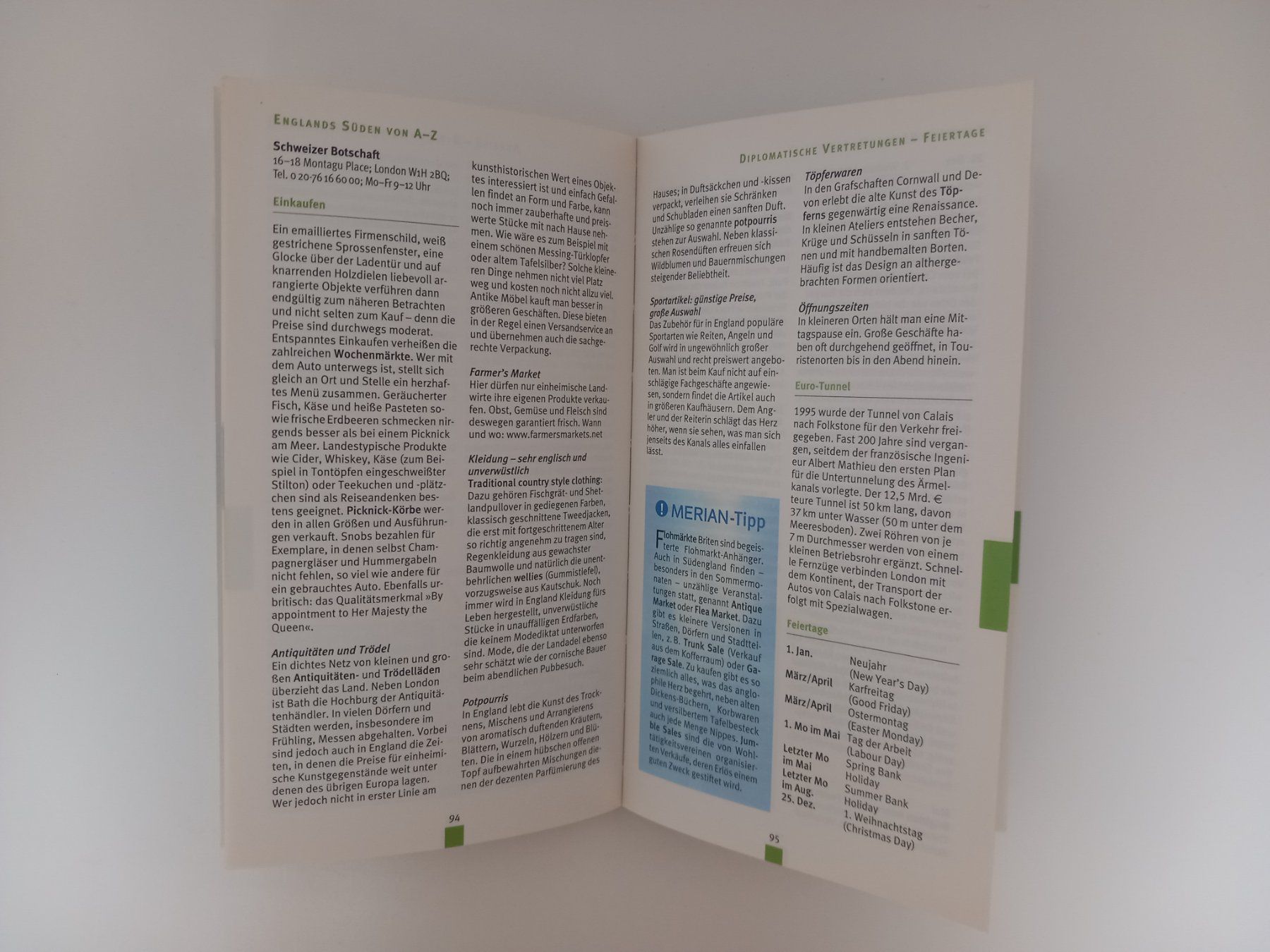 Bücher: MERIAN Reiseführer Englands Süden – Neu (gemäss Beschreibung) aus Oensingen von WeApSo45 6