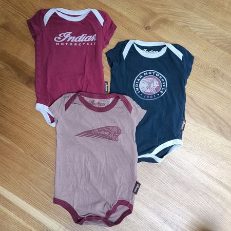 Indian Motorcycle Baby Body, 3er Set, Grösse 68n