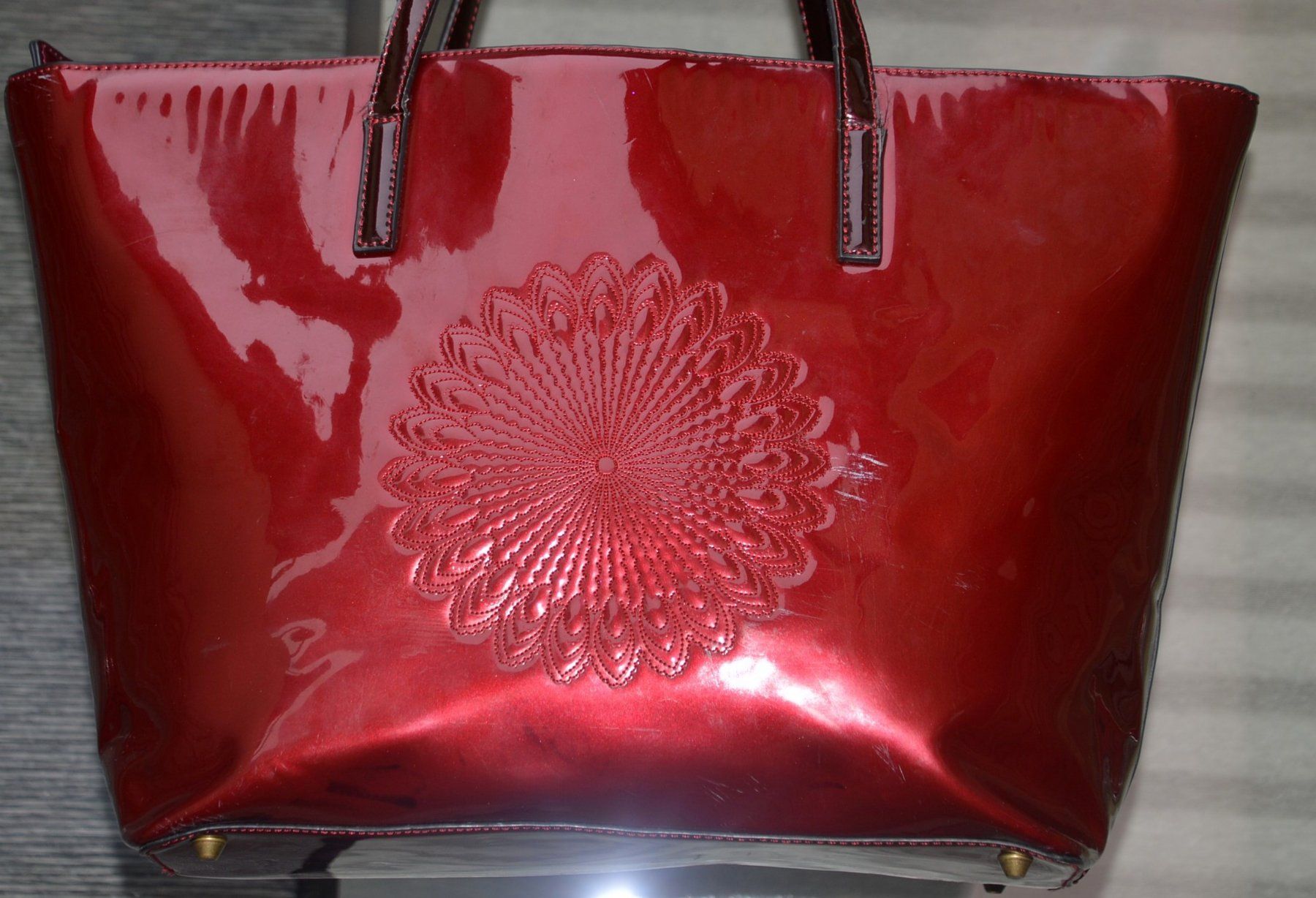 Desigual Taschen für Damen: Tasche / sac Desigual rouge / Rot – Gebraucht aus Collonges von arashee 5