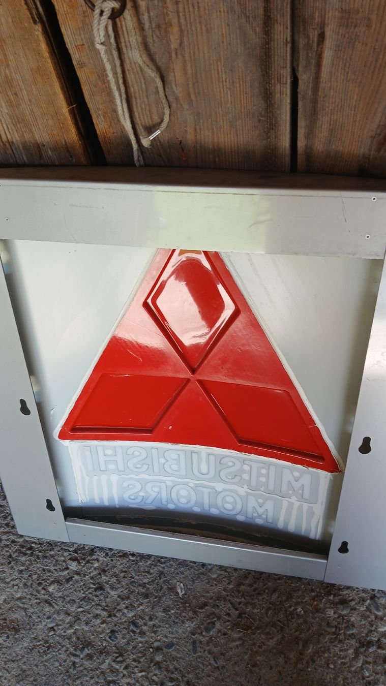 Mitsubishi Insegne: Mitsubishi Schild – Usato da Schwarzenberg LU venduto da mai_cyk6 5