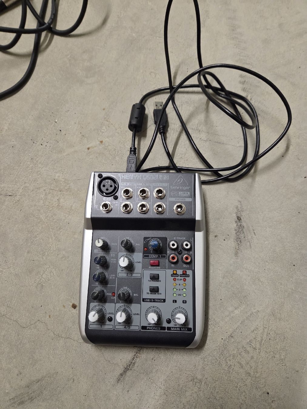 Behringer Console di mixaggio: Table de mixage Behringer Xenyx Q502usb+ micro – Usato da Sierre venduto da Cir_ccx2 3