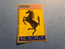 FERRARI  N.A.R.T.  STICKER  NEW  OLD  STOCK