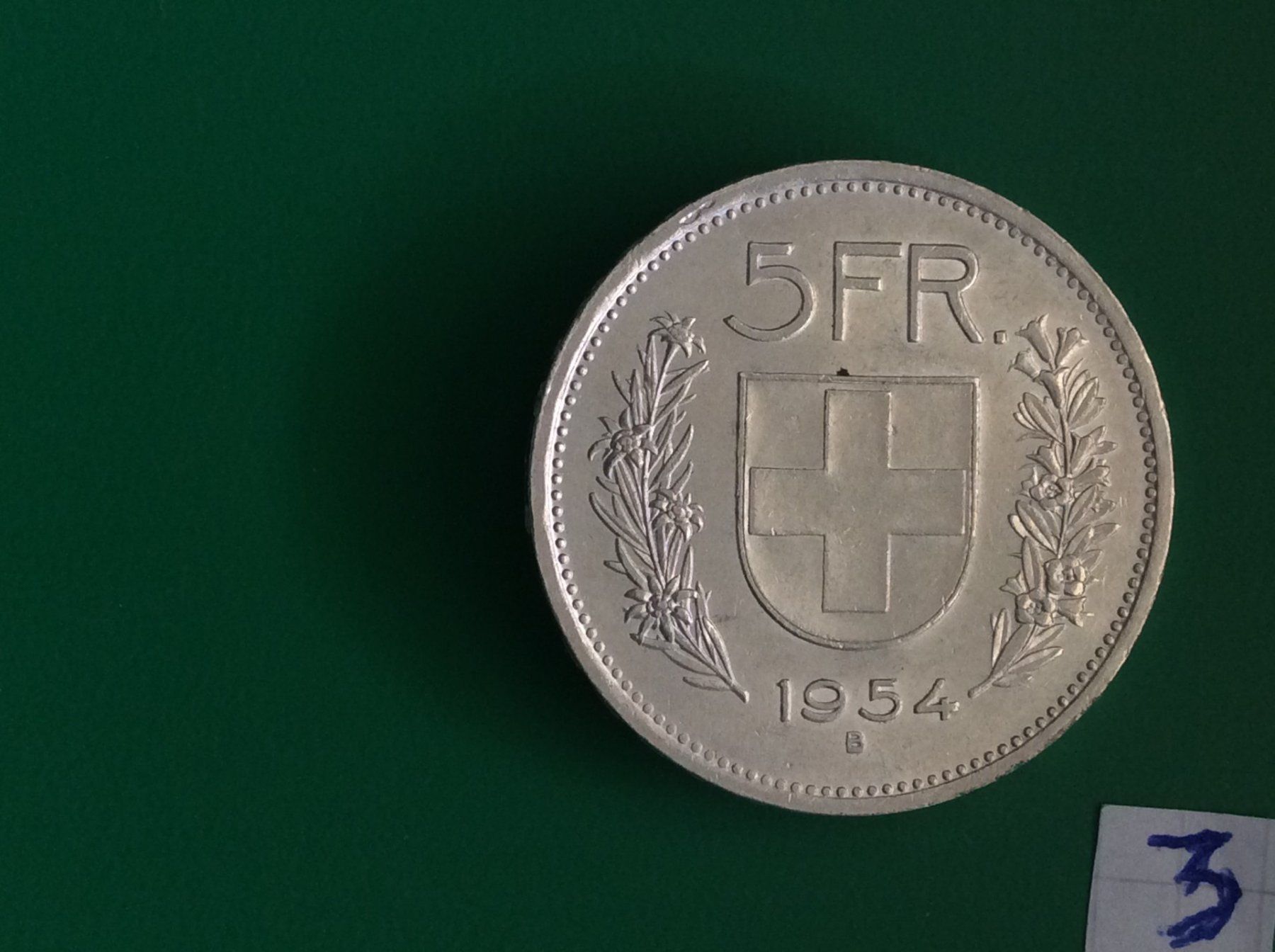 Tutti le monete: 5 francs  1954  Belle – Usato da Genève venduto da pie_fh2d