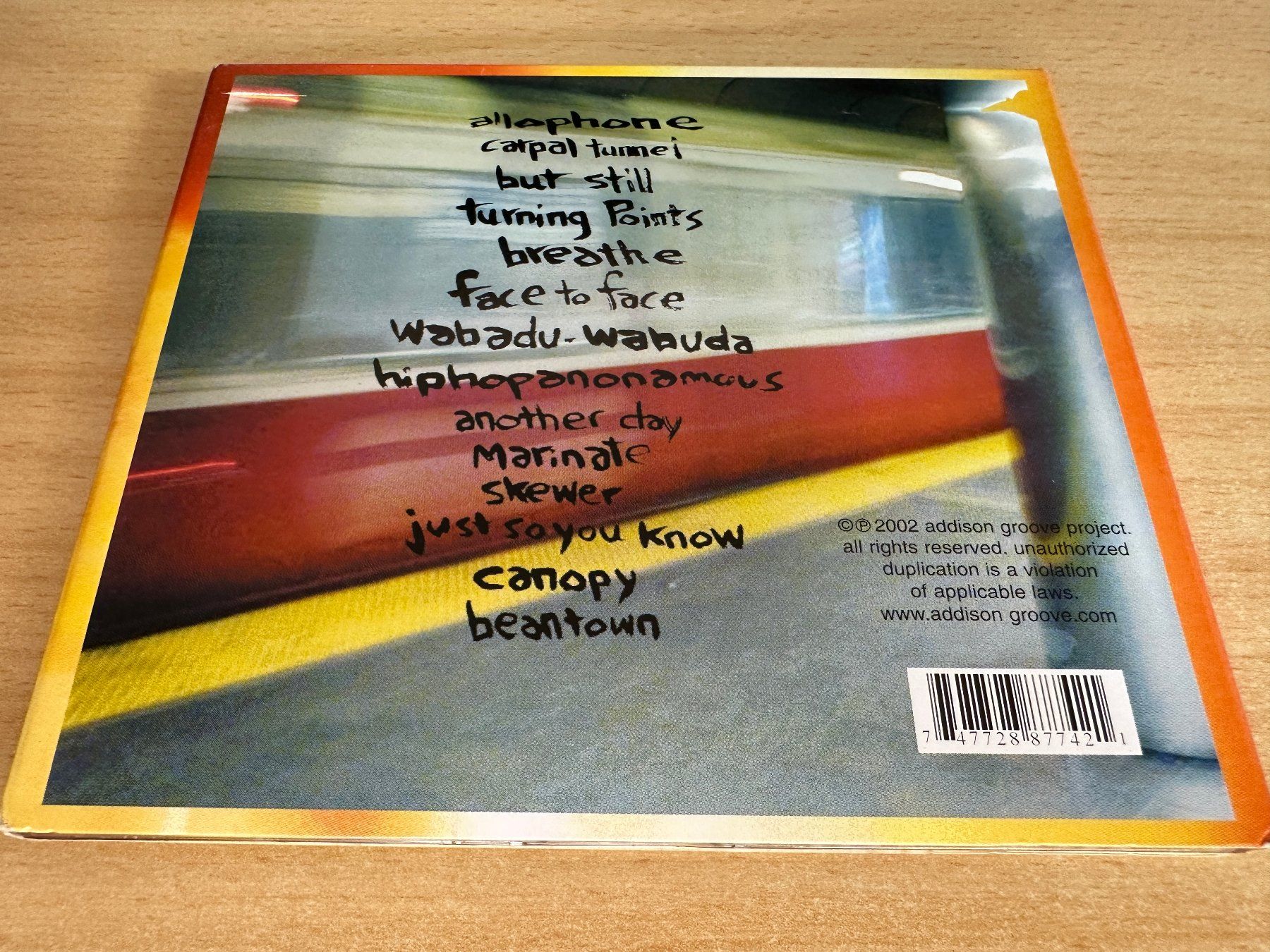 CD: Addison Groove Project – Allophone – Usato da Rikon im Tösstal venduto da Alpenmutz 1
