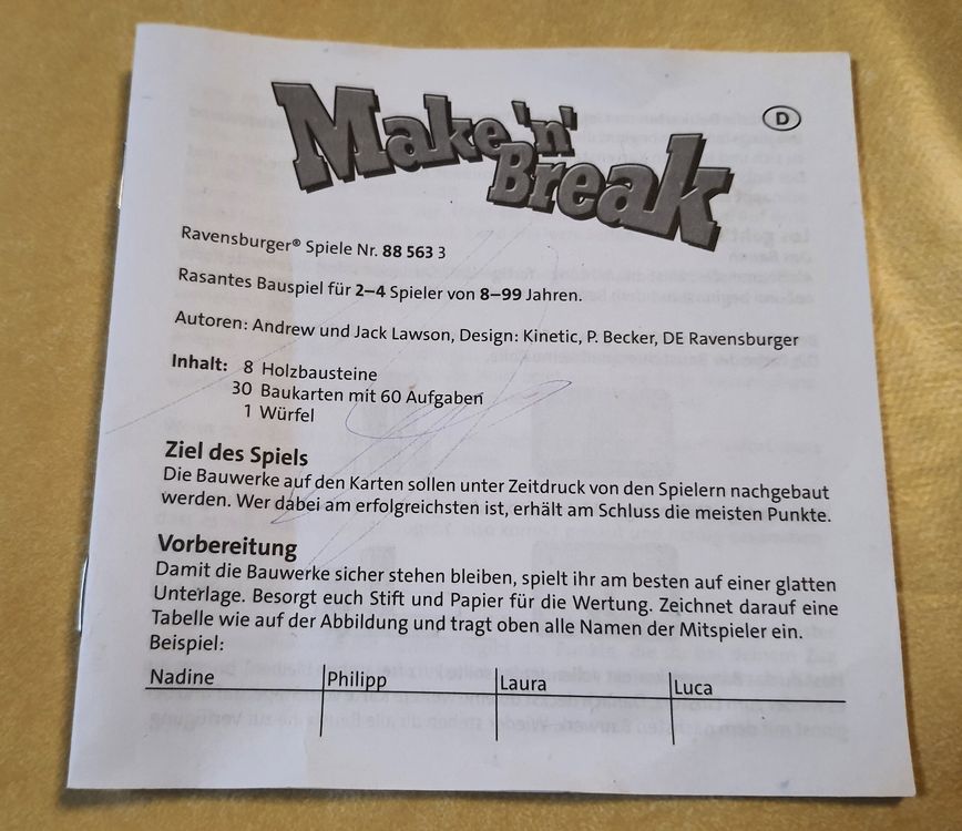 Le Nouveau Jeu De Société De Ravensburger Ga%c3%ablle Alban