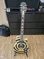 Epiphone Zakk Wylde Les Paul Custom Gitarre -Top Zustand!