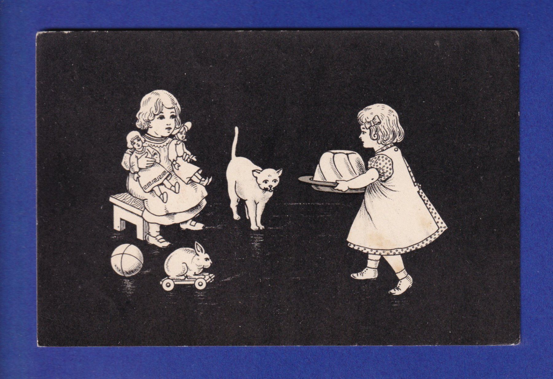 Cartes postales: ENFANT - Gateau et jouets – D'occasion à Pully par nicecards-shop