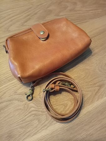 🧡Vintage Handtasche aus Leder,cocnac guter Zustand!🧡 