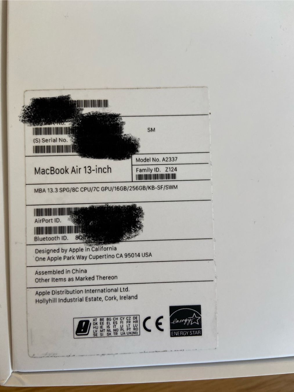 Apple Notebooks: Apple MacBook Air M1 - 16 GB RAM – Gebraucht aus Zürich von  7