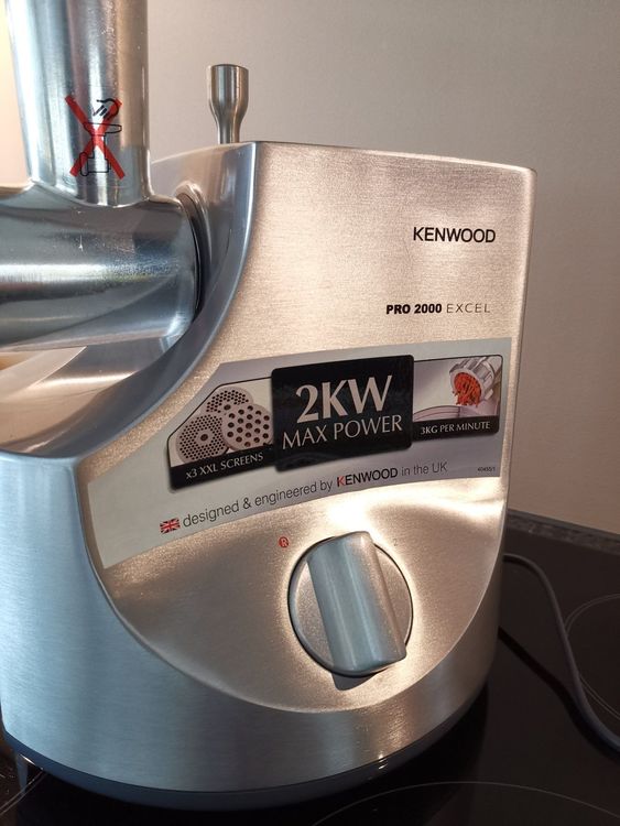 Kenwood Pro 2000 Exel Fleischwolf Neupreis 280 CHF wie NEU | Kaufen auf ...