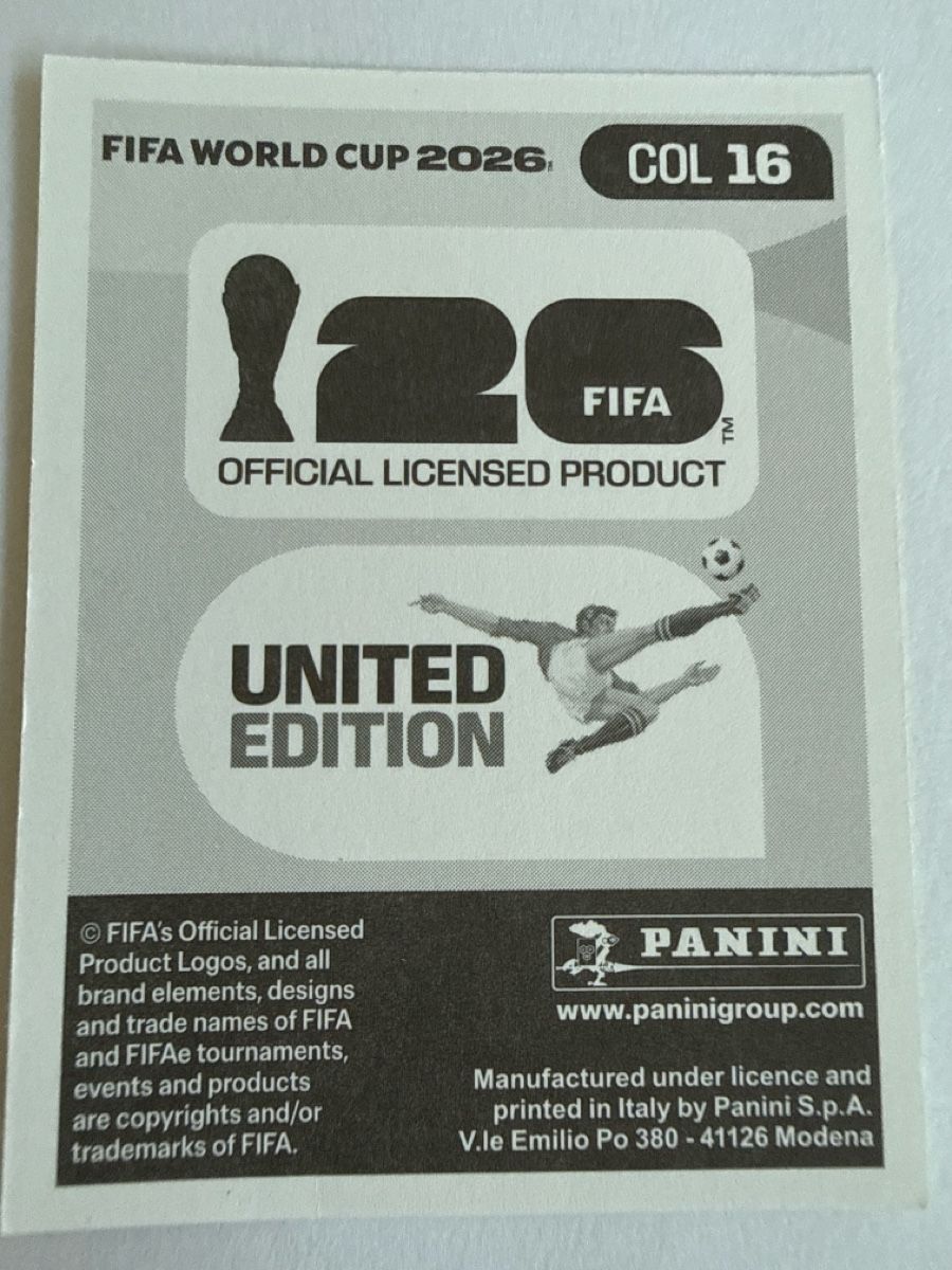 Panini Carte collezionabili: FIFA WM 2026 COL 16 – Nuovo (secondo la descrizione) da Stäfa venduto da eko_lkv8 1