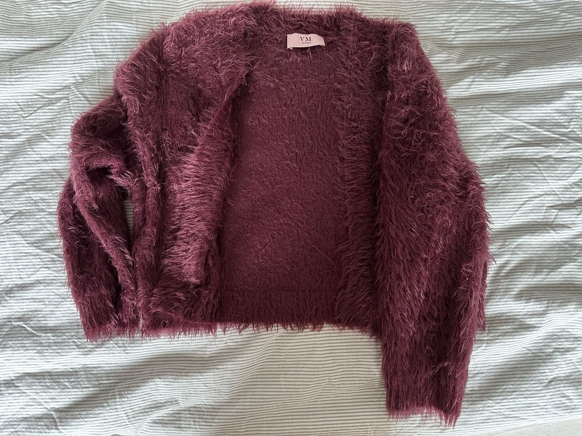 Bolero: Vera Mont Flauschige Strickjacke, Gr S – Usato da Basel venduto da Val_8xhs 1