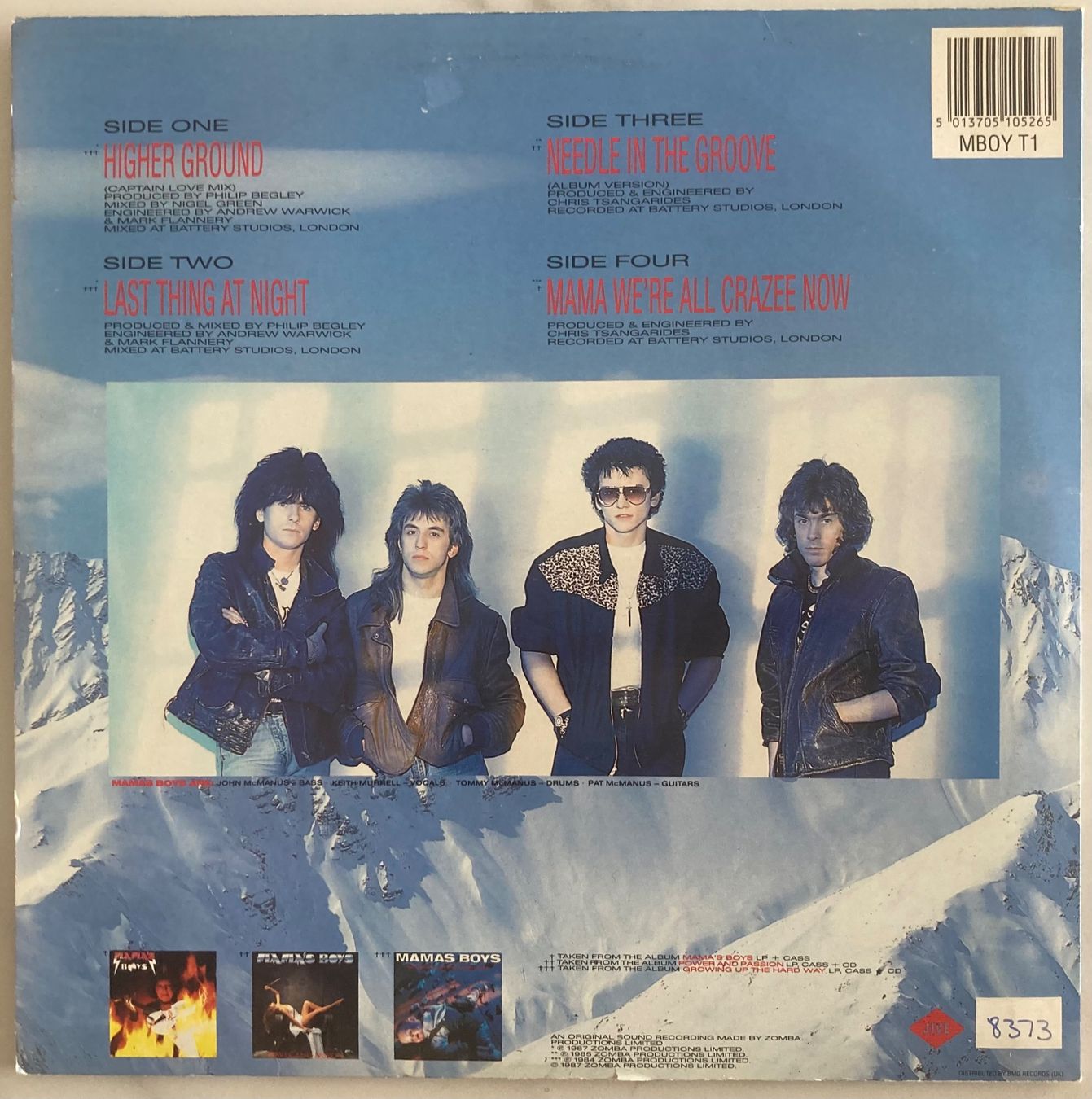 Dischi in vinile: MAMA'S BOYS - HIGHER GROUND – Usato da Poliez-Pittet venduto da Newtown-Records 1