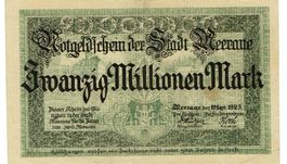 Meerane 20 Mil.Mark 27.09.1923 SS++-VZ