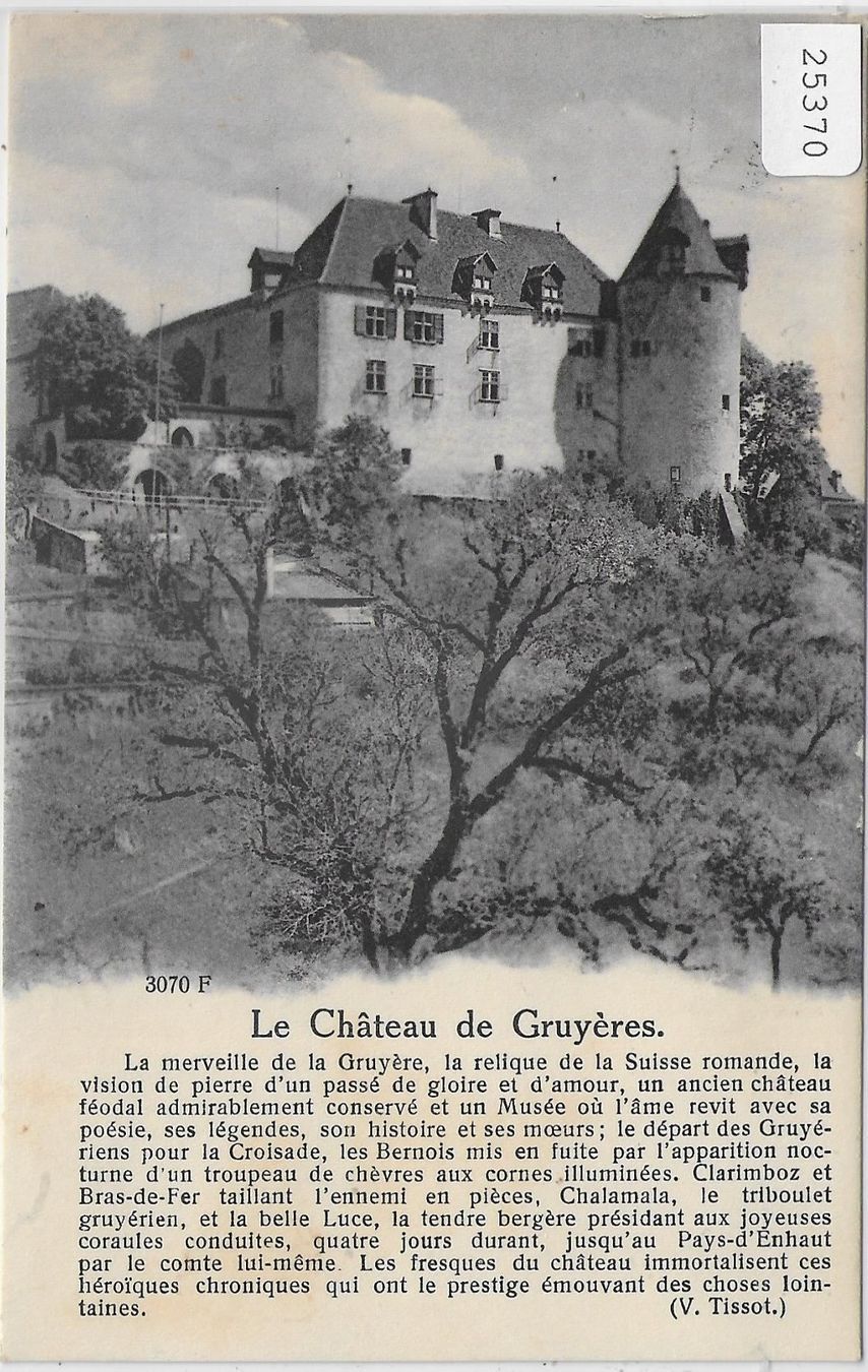 Ansichtskarten: La Chateau de Gruyeres – Antik aus Ettingen von Kartenplanet