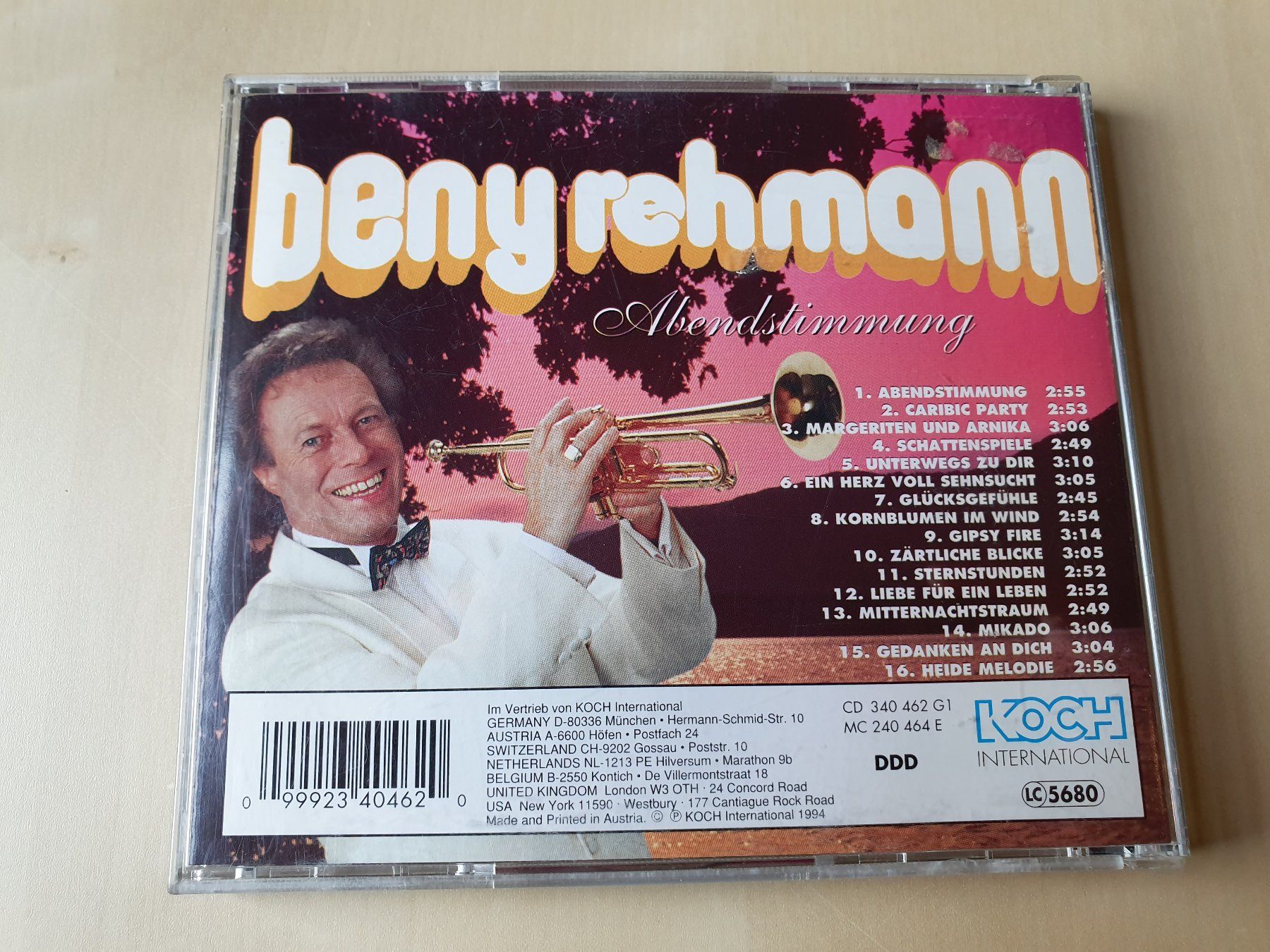 CD: Beny Rehmann Abend Stimmung – Usato da Stansstad venduto da collectorsshop 1