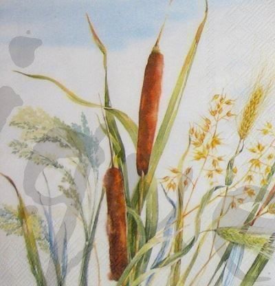 Servietten: Serviette reed (d168) 2Stk. – Neu (gemäss Beschreibung) aus Schlatt TG von kreativ-atelier