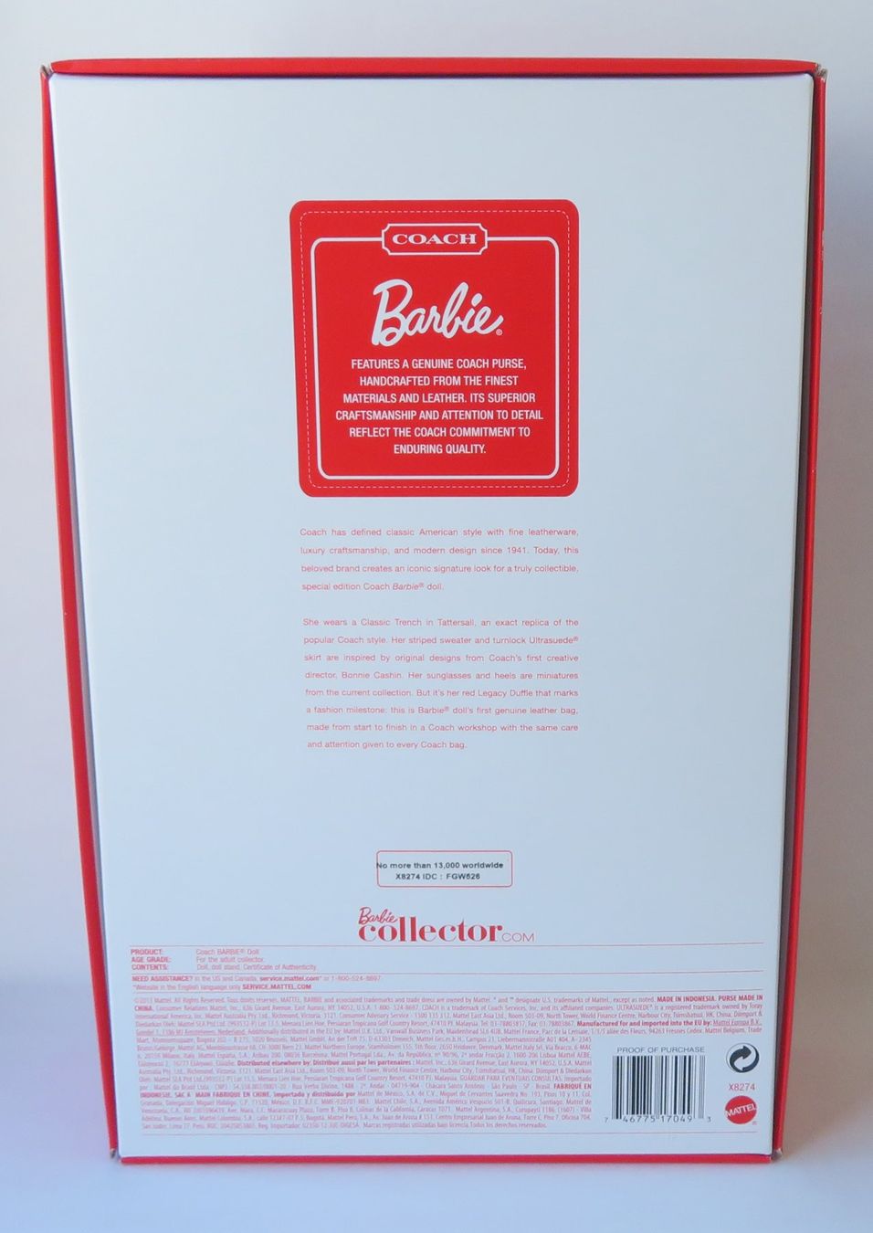 Bambole: Coach Barbie NRFB – Nuovo e nell'imballaggio originale da Münchenbuchsee venduto da Jolina1st 7