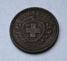 1872 1 Rappen -vz