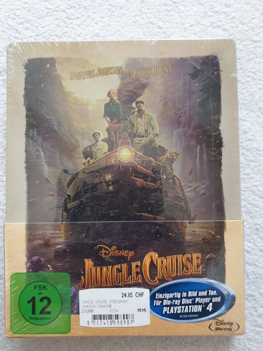 Tutti i DVDs: Jungle Cruise Steelbook, Johnson Dwayne – Nuovo e nell'imballaggio originale da Schönengrund venduto da Liane63