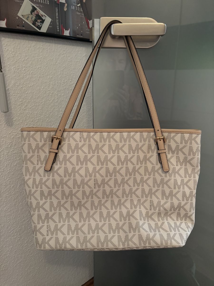 Michael Kors Borse da donna: Michael Kors Bag weiss/beige – Usato da Steckborn venduto da Fee19 1